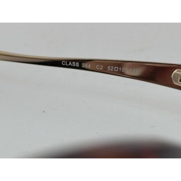 LINEA ROMA - CLASS 344 C2 52-15-135 Tortoise & Gold Glasses Frames - Picture 4 of 8